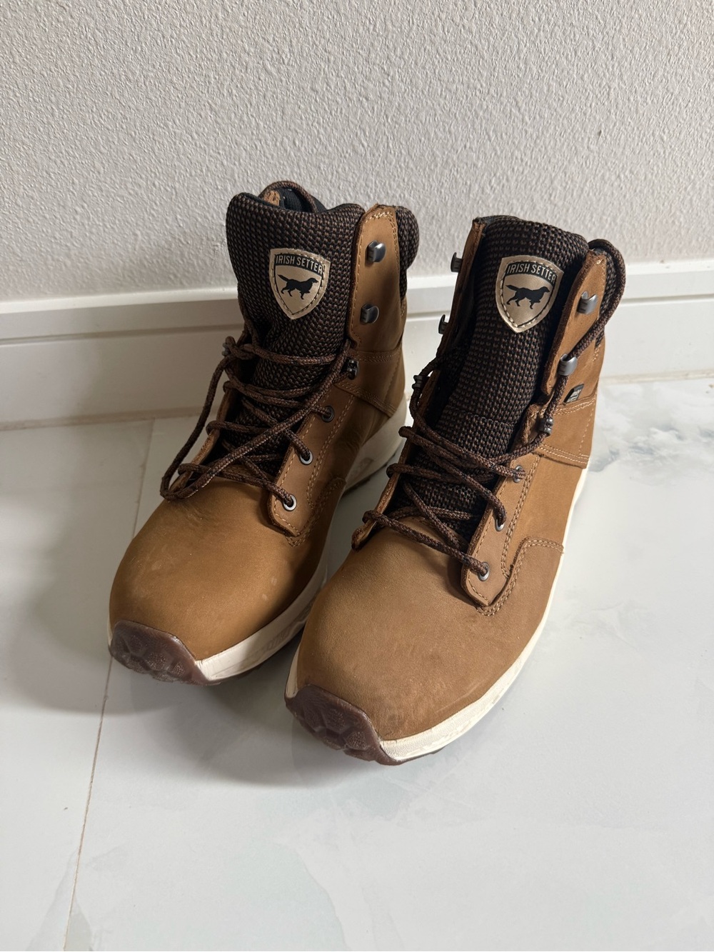 Irish Setter Women’s Brown Steal Toed Work Boots
